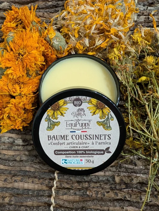 Baume Bio arnica coussinets chien EquiPuppy
